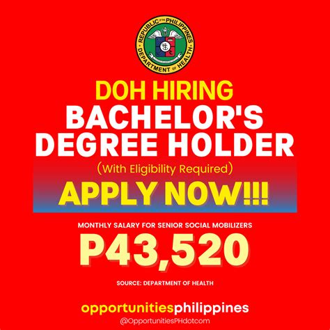 doh hiring|doh hiring 2022.